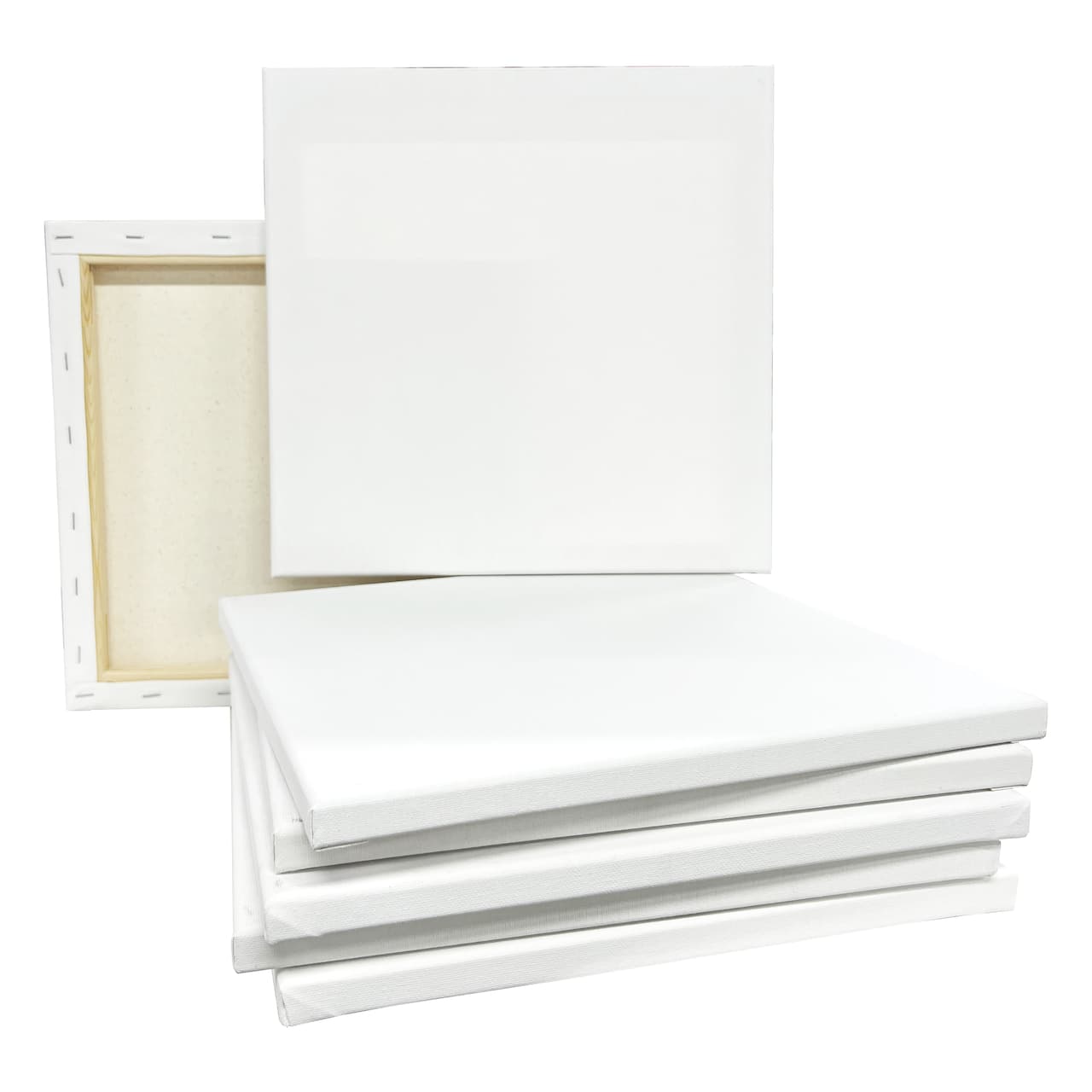 7 Pack 12" x 12" Super Value Canvas by Artist's Loft®